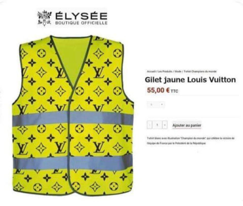 Gilet Jaune Vuitton